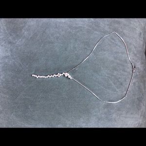 Swarovski crystal necklace and earring set.